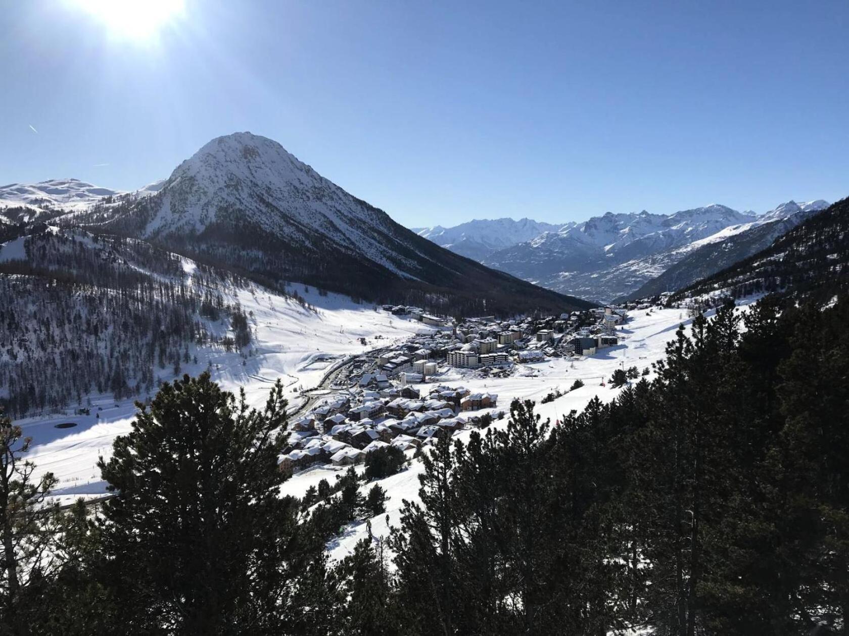 Residence Anges - Grand Studio Coin Montagne Sur Les Pistes - Balcon - Belle 424 Montgenèvre Zewnętrze zdjęcie